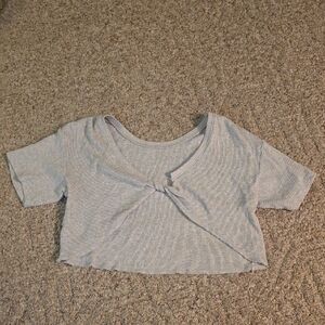 Waffle Front Twist Aerie Tee Reversible